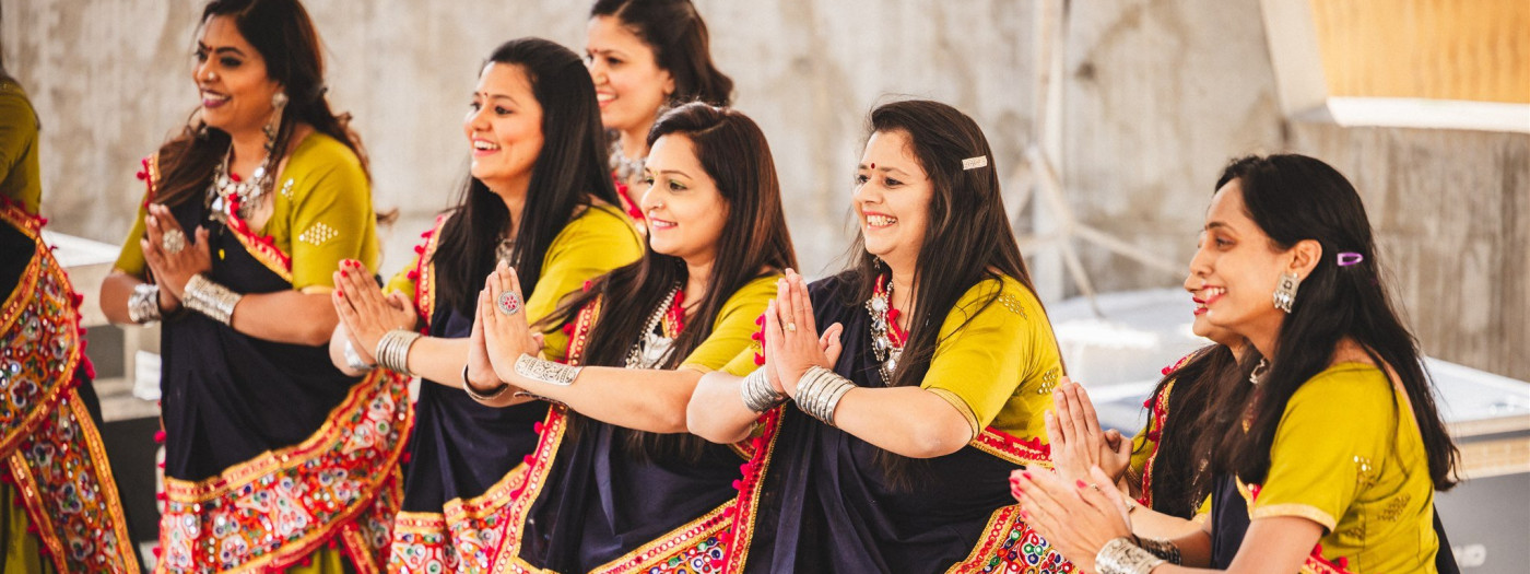 Women dancing at Living Traditions Festival