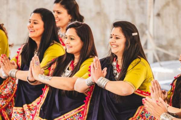 Women dancing at Living Traditions Festival